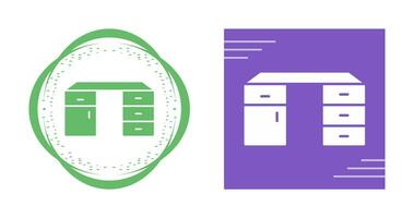 Table with Drawers Vector Icon