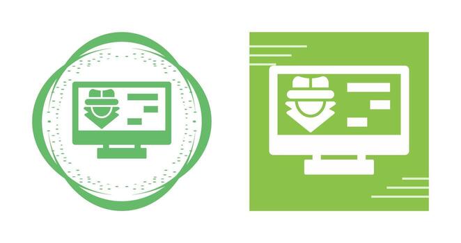 icono de vector de piratería