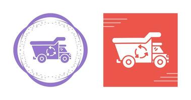 Recycling Truck Vector Icon