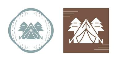 Tent Vector Icon