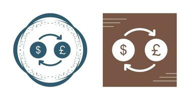 Dollar to Pound Vector Icon