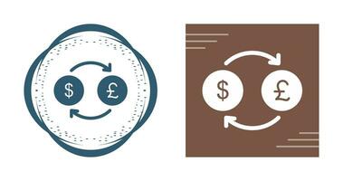 Dollar to Pound Vector Icon