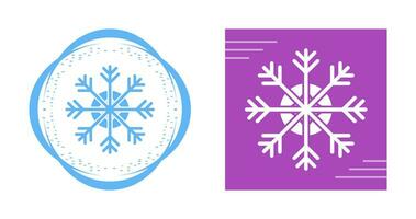 icono de vector de copo de nieve