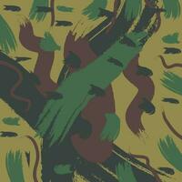 abstract brush forest camouflage pattern suitable for outdoor hunting vector