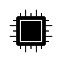 CPU Processor icon vector design templates simple and modern