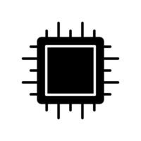 CPU Processor icon vector design templates simple and modern