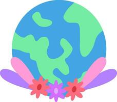 Flower Earth Vector