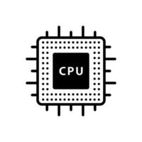 CPU Processor icon vector design templates simple and modern