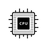 CPU Processor icon vector design templates simple and modern