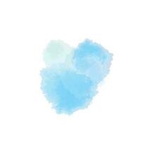 Vector soft watercolor splash stain background