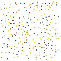 Vector colorful confetti background in flat style
