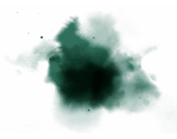 abstrait éclaboussure vert aquarelle élément png