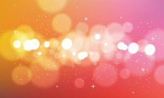 Vector colourful bokeh effect background