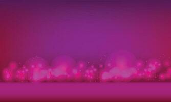 Vector pink color blurred background blank template with copy space
