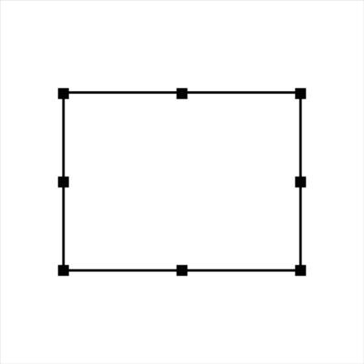 Vector frame border vertical abstract outline shape icon for decorative vintage doodle element for design