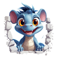 cute baby dinosaur dragon png transparent background