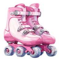 watercolor pink tire shoes png