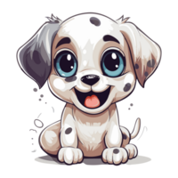 fond transparent de chien mignon png