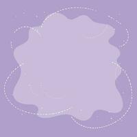 Vector decorative background shape purple for concept