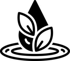 solid icon for purity vector