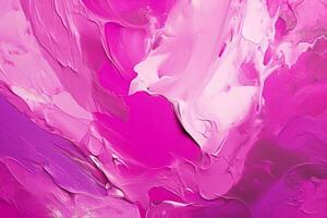 Pink and white paint texture. Abstract background of acrylic paint. Liquid marble pattern. photo