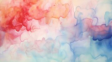 Abstract watercolor background. Digital art painting. Colorful texture. photo