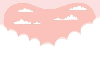 Vector cloudy red sky pattern background