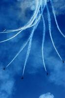 aerial display of the tricolor arrows photo