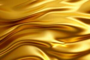 golden abstract background with smooth lines and highlights photo