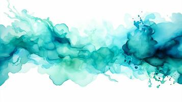 Abstract blue watercolor background. Watercolor texture photo