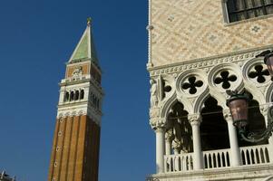 Construction details of the city of Venice photo