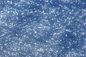 a close up of snow falling from the sky photo