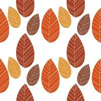 leaf seamless pattern2 vector