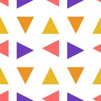 triangle shape seamless pattern vector