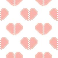 seamless pattern of heart design concepts2 vector