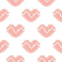 seamless pattern of heart design concepts3 vector