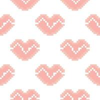 seamless pattern of heart design concepts3 vector