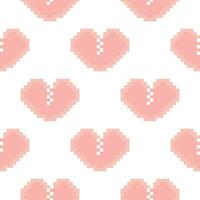 seamless pattern of heart design concepts vector