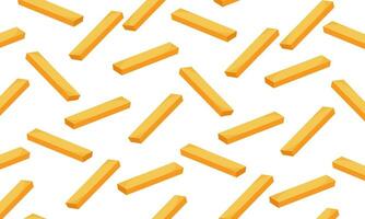 French fries background with golden yellow color2 vector