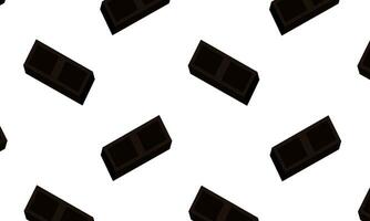 chocolate background on white background vector