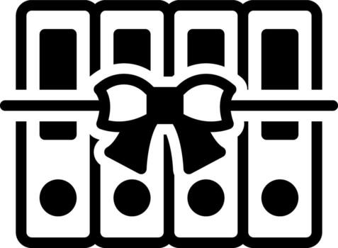 sólido icono para haz vector