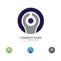 C Letter Logo Template vector