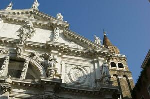 Construction details of the city of Venice photo