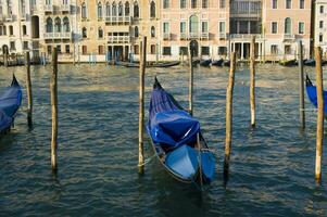 Construction details of the city of Venice photo