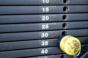 equipment inside a gym photo