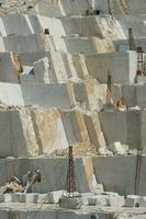 photographic documentation of a marble quarry in Carrara photo