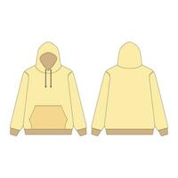 hoodie clothing vector illustration