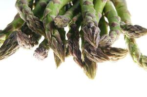 a bunch of green asparagus photo