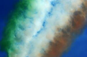 aerial display of the tricolor arrows photo