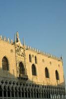 Construction details of the city of Venice photo